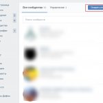 Creating a community in VK