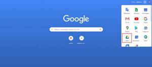 Заходим в Google Формы через Google Диск - шаг 1